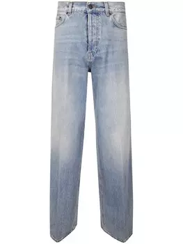 Haikure хлопковые прямые джинсы, синий