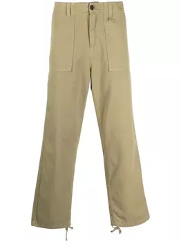 Haikure прямые брюки средней посадки, зеленый