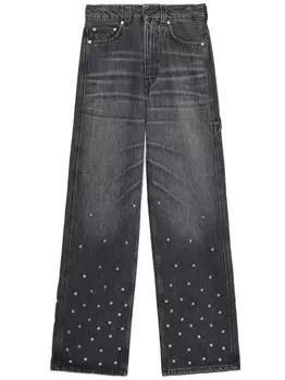 Haikure прямые джинсы Winona с заклепками, черный