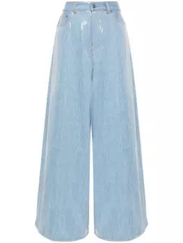 Haikure широкие брюки с пайетками, синий