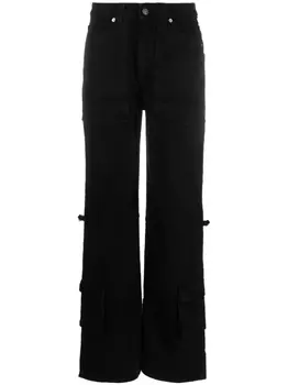 Haikure широкие джинсы карго, черный