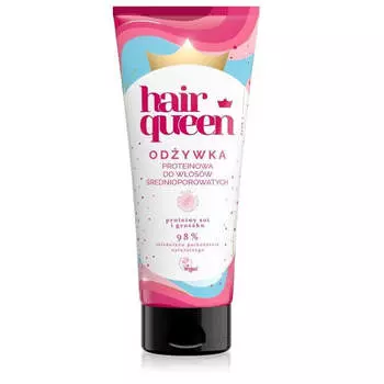 Hair Queen Протеиновый кондиционер для волос средней пористости 200мл