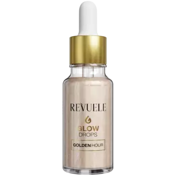 Хайлайтер для лица glow drops iluminador Revuele, цвет golden hour