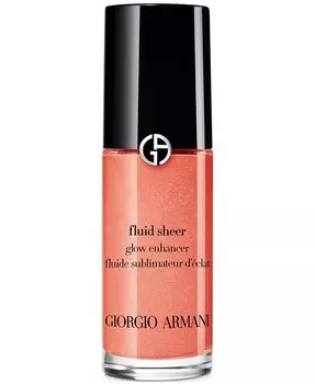 Хайлайтер Fluid Sheer Glow Enhancer для макияжа, дорожный размер Giorgio Armani, цвет 5 PEACH BLUSH