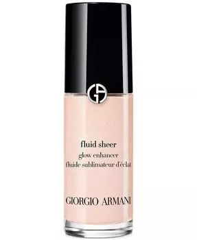 Хайлайтер Fluid Sheer Glow Enhancer для макияжа, дорожный размер Giorgio Armani, цвет 7 PINK PEARL