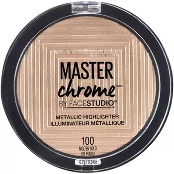 Хайлайтер Maybelline Master Chrome No.100 Molten Gold, Maybelline New York