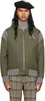 Хаки-бомбер на молнии Vivienne Westwood