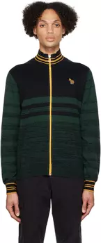 Хаки и черный свитер с зеброй PS by Paul Smith