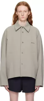 Хаки Куртка реглан Wooyoungmi