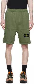 Хаки L0102 Шорты Stone Island