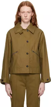 Хаки-парашютная куртка Margaret Howell