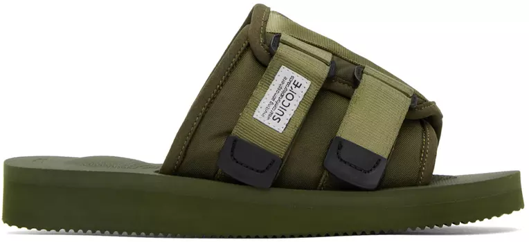 Хаки Сандалии KAW-Cab Suicoke