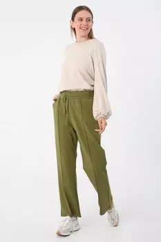 Хаки Спортивные штаны с карманами больших размеров ALL DAY