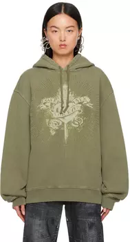 Хаки Толстовка для безопасного секса Jean Paul Gaultier