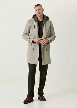 Хаки трикотажной свитер Network