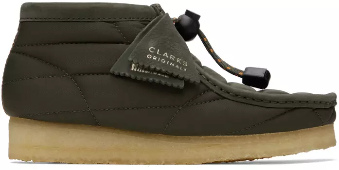 Хаки Валлаби Дерби Clarks Originals