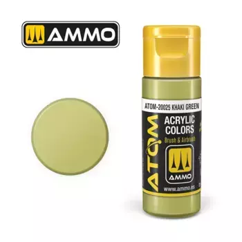 Хаки Зеленый, ATOM Acrylic Paints