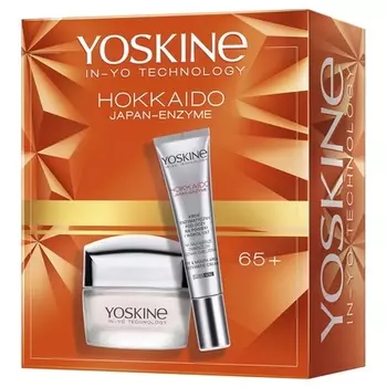 Hakkido Japan Enzyme Cream 65 для дня и ночи 50 мл и крем для глаз 15 мл Yoskine