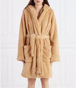 Халат Аарти Regular fit Ugg, коричневый