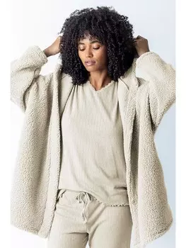 Халат admas Bademantel, бежевый