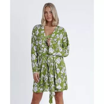 Халат Admas Flowers, зеленый
