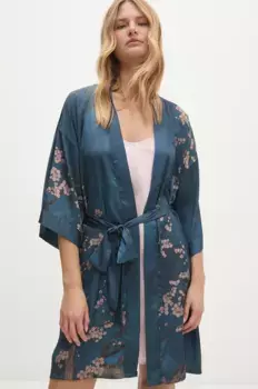 Халат Answear Lab, темно-синий