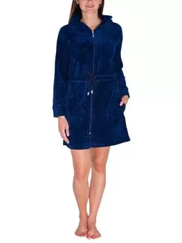 Халат Aquarti Kaputzenmantel, темно-синий