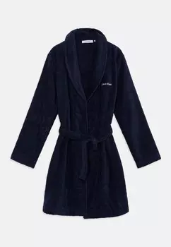 Халат BATHROBE UNISEX Calvin Klein, темно-синий