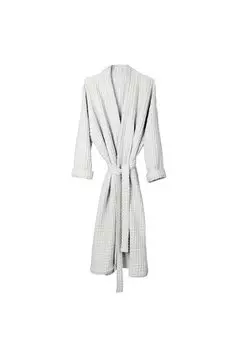 Халат BIG WAFFLE The Organic Company, белый