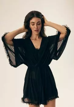 Халат BILLIE ESOTIQ, черный