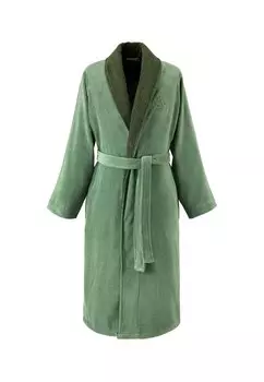 Халат BOSS Long Bathrobe, темно-зеленый