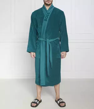 Халат Boss Relaxed Fit, зеленый