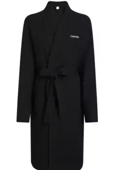Халат Calvin Klein Underwear "ROBE", с поясом, черный