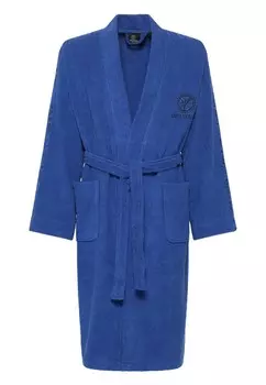 Халат Carlo Colucci Long Bathrobe, синий
