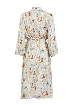 Халат CATHERINE ROWE PET PORTRAITS MARGARITA KIMONO ONE SIZE FABLE ENGLAND, мультиколор
