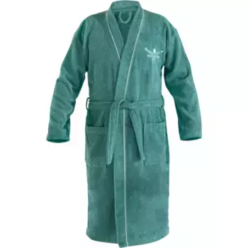 Халат Chiemsee "Халат Chiemsee Venice для мужчин и женщин " (1 шт.), вышивка логотипа на груди, изумрудный