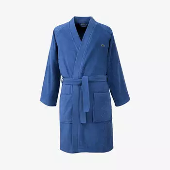 Халат Defile из органического хлопка Lacoste, синий