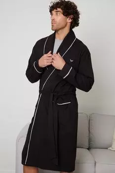 Халат "Дева" Threadbare, черный