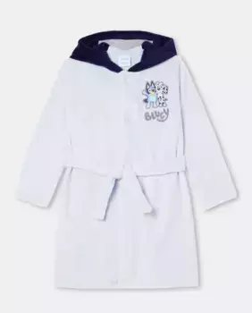 Халат для мальчика с принтом Cotton Juice, цвет 400 Azul