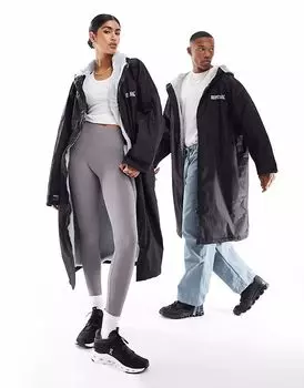 Халат для переодевания Regatta Adult черного цвета