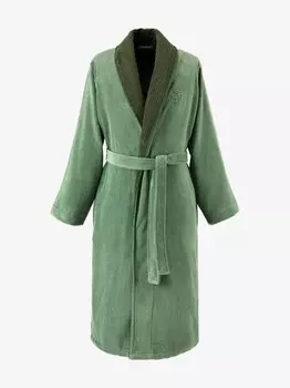 Халат двойной халат Hugo Boss Home, зеленый