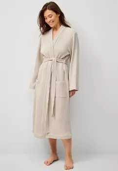 Халат Ellos Collection, бежевый