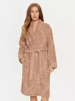 Халат Emporio Armani Underwear, бежевый