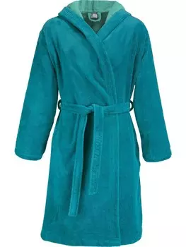 Халат Erwin Mller Unisex-Bademantel mit Kapuze Heidenheim, цвет smaragd