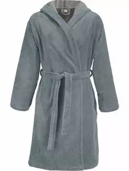 Халат Erwin Mller Unisex-Bademantel mit Kapuze Heidenheim, светло-серый