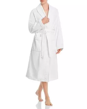 Халат Frette с шалевым воротником и окантовкой, белый