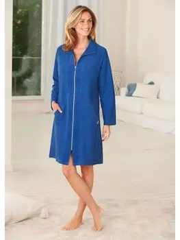 Халат GOLDNER Frotteemantel, цвет royalblau