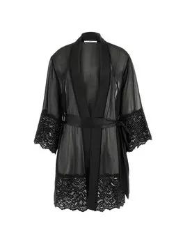 Халат GUESS Short Bathrobe, черный