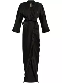 Халат-халат Rick Owens, черный