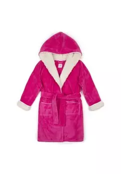 Халат HOODED DRESSING GOWN Chelsea Peers, цвет bright pink
